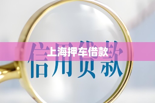 上海押车借款 上海押车借款
